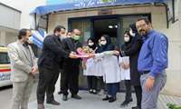 In honor of Hakim Jorjani, the laboratory staff of the province's medical training center was honored