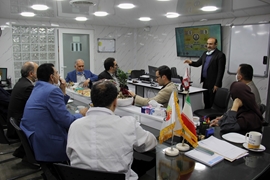 The head of the board of cell and applied sciences of the Ministry of Health, Treatment and Medical Education visited the educational center of the province